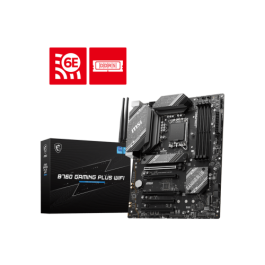 MSI B760 GAMING PLUS WiFi Intel B760 LGA 1700 ATX MSI B760 GAMING PLUS WiFi Intel B760 LGA 1700 ATX
