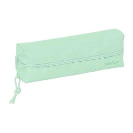 Safta Portatodo Rectangular C/Goma Elast. Light Green 22x4x7 cm