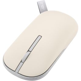 ASUS MD100 Ratón Inalámbrico RF Wireless + Bluetooth Óptico 1600 DPI Beige, Verde
