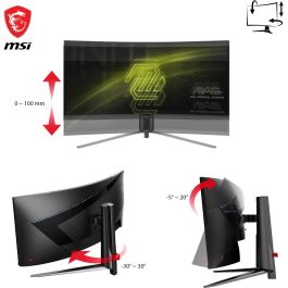MSI Monitor Gaming MAG 345CQRDE 34" UWQHD Curvo 180Hz TFT