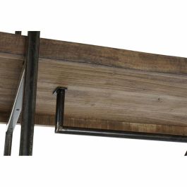 Armario ropero DKD Home Decor Marrón Negro Metal Madera de mango 130 x 47 x 205 cm