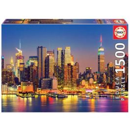Educa Borrás Puzzle Manhattan at Night 1500 Piezas Nº Artículo 18466 Precio: 19.49999942. SKU: S2403709