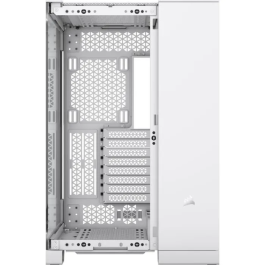 Corsair Caja PC 6500X Cámara Media Torre Doble Cámara Vidrio Templado Blanco COR0840006664703
