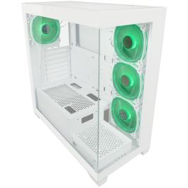 LC-Power LC-715W-ON Midi Tower PC Gaming Blanco ATX/Micro ATX/Mini-ITX Vidrio Templado Ventana Lateral