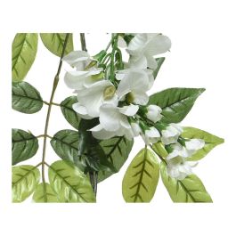 Everlands Rama artificial Wisteria (glicina) 150cm Blanco / verde