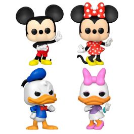 FUNKO Blister 4 figuras POP Disney Classic Exclusive 100th Anniversary Mickey, Minnie, Donald, Daisy