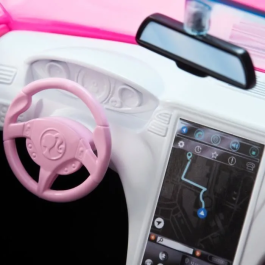 Barbie Convertible Rosa para Muñecas con Espacio para Dos