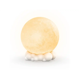 Wondee Altavoz Inalámbrico Lune Lumineuse 5W Batería Cable Luz Blanca Multicolor 180 Lm