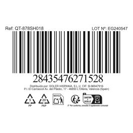 Sartén de aluminio forjado 18 cm M/Soft Full Saha - Quttin (6 Unidades) Sartén de aluminio forjado 18 cm M/Soft Full Saha - Quttin (6 Unidades)