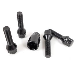 Omp Tornillos Antirrobo para Llantas M12x1.25 Cónico Largo 40-65 mm Llave 17-19 Negro Din 10.9 OMPS09851201