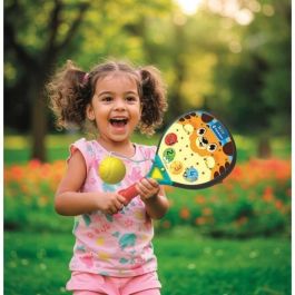 Clementoni Pala Padel Interactiva para Niños de 1 a 4 Años, Enseña Números y Palabras