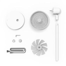 Duux Ventilador de Pie Silencioso Essence Blanco, 7 Velocidades, Oscilación Horizontal y Vertical, Temporizador, 13 dB Duux Ventilador de Pie Silencioso Essence Blanco, 7 Velocidades, Oscilación Horizontal y Vertical, Temporizador, 13 dB
