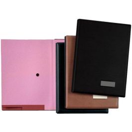 Pardo 0875 Portafirmas extra simil piel 18 departamentos negro con portada acolchada y lomo fuelle Precio: 43.99000012. SKU: B1CP7BM3WB