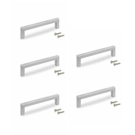 Emuca Lote de 5 tiradores para mueble Habana, L136mm, intereje 128mm, Zamak, Niquel satinado Emuca Lote de 5 tiradores para mueble Habana, L136mm, intereje 128mm, Zamak, Niquel satinado Precio: 28.69000024. SKU: B16CGNJM86