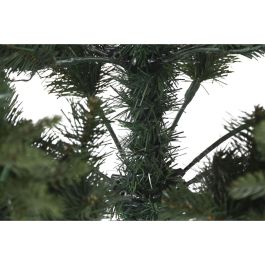 DKD Home Decor Árbol de Navidad Alpina Verde de 180 cm con 815 Ramas, Iluminación LED de Luz Cálida y Diseño Desmontable