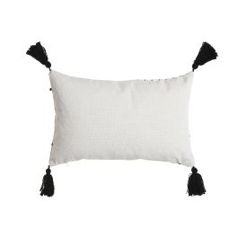 Cojin Shabby DKD Home Decor Blanco Negro 15 x 30 x 50 cm Cojin Shabby DKD Home Decor Blanco Negro 15 x 30 x 50 cm