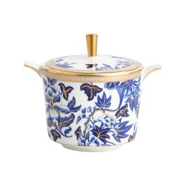 Wedgwood Azucarero Con Tapa Hibiscus 8 cm Con Franjas de Oro de 22 Quilates Apto Para Lavavajillas Precio: 122.68999974. SKU: B1JSVGY4R7