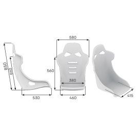 Asiento Racing OMP SEAT RT Piloto Asiento Racing OMP SEAT RT Piloto