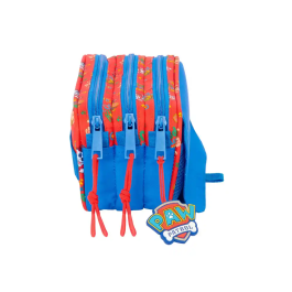 Portatodo Triple The Paw Patrol Cool Azul Rojo 21,5 x 10 x 8 cm