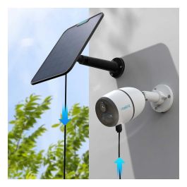 Reolink Solar Panel 2, Panel Solar Exterior, Negro, 6W, IP65, 4m Cable