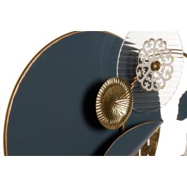 DKD Home Decor Decoracion Abstracto Dorado Azul Blanco Metal 9 x 60 x 58 cm