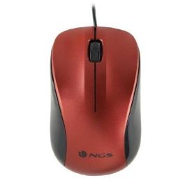Ratón Óptico NGS NGS-MOUSE-1092 Rojo 1200 DPI