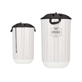 Pongotodo Plastico 40L Con Cierre Tela Vintage Kipit 34X52CM (4 Unidades) Precio: 74.50000008. SKU: B1DRB4V24W
