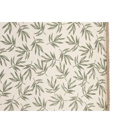 DKD Home Decor Cortina Cottage Nature23 Algodón Yute Natural Verde 260 x 140 cm (2 Unidades)