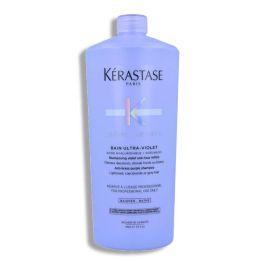 Kerastase Blond Bain Uviolet Champú Morado para Matizar Tonos Amarillos y Naranjas, 1 L Precio: 49.89000005. SKU: B1DY3TPHXS