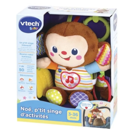 Vtech Baby Noah Little Activity Monkey Juguete de Desarrollo para Bebé de 3 a 36 Meses