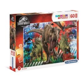 CLEMENTONI - 26456 - SuperColor 60 piezas Maxi - Jurassic World CLEMENTONI - 26456 - SuperColor 60 piezas Maxi - Jurassic World