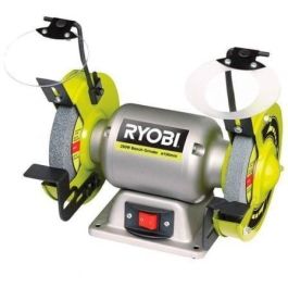 Ryobi RBG6G1 Esmeriladora de Banco 250W, Base de Aluminio Fundido, Incluye Muelas de 36/60 Grano y Protección Visual Precio: 101.68999962. SKU: B1JW9XBRGR