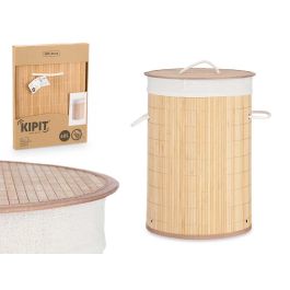Pongotodo de Bambú Redondo Tela Natural 35x50 cm - Kipit (4 Unidades) Precio: 51.49999943. SKU: B13KG68325