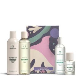 Set de Perfume Mujer The Body Shop WHITE MUSK 4 Piezas