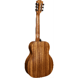 LAG Guitarra Acústica Travel Nylon Blue Wave AE Blue Wave 1 Tapa Cedro Rojo Macizo Fondo Caoba Satinado