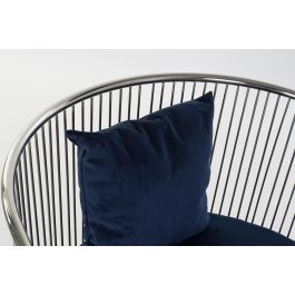 DKD Home Decor Butaca Moderno Azul Marino 69 x 70 x 66 cm