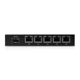 Ubiquiti EdgeRouterX SFP Router Gigabit PoE Avanzado con 5 Puertos RJ45 y 1 Puerto SFP Óptico para Redes