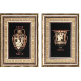 Cuadro Neoclasico DKD Home Decor Marron Negro 3 x 73 x 53 cm (2 Unidades)