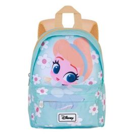 Karactermania Mochila Preescolar Cenicienta Cup 22 x 9 x 27 cm Turquesa Poliéster Compartimento Cremallera Bolsillo Frontal Trasera Acolchada