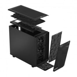 Fractal Design FD-C-MES2A-01 Meshify 2 - Carcasa PC E-ATX - Panel Sólido Negro - USB-C - Soporte Vertical GPU