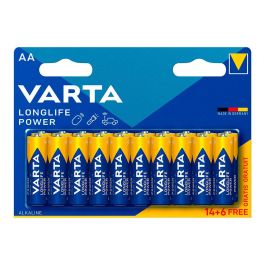 Pila alkalina longlife power aa - lr06 (blister 14+6 unidades) ø14,5 x 50,5 mm