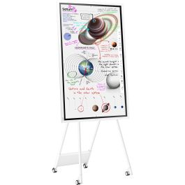 Samsung WM65B Flip Pro 65'' 4K UHD MultiTouch LCD con HDMI/DisplayPort/USB-C, Altavoces, Color Blanco/Gris