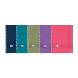 Carpeta Fundas (Tarifario) Oxford Live&Go Espiral Pp A4 20 F. Con Goma Surtido (5 Colores Vivos) (Set de 10) Precio: 52.5000003. SKU: B1A4WJSWLP