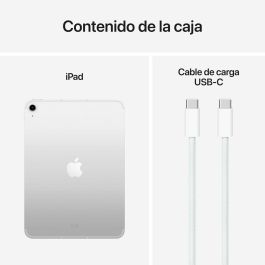 Apple iPad Air A16 128GB WiFi - Tablet 11" IPS, 5G, Lector de Huellas, Compatible con Apple Pencil, Color Plata