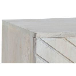 DKD Home Decor Mueble TV Beige Mango y Metal 40 x 60 x 175 cm