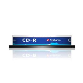 Verbatim CD-R, 700MB, 52X, Pack 10 Unidades Spindle, Superficie Extra Protection