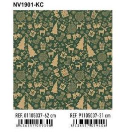 Papel De Regalo Bobina Basika 31 Cm X 80 M (2 Kg Aprox.) Navidad (Nv1901-Kc 31 Cm) Precio: 11.599181. SKU: B1JVNCM48V