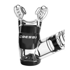 Tubo de snorkel Cressi Itaca Ultra Dry Negro Gris