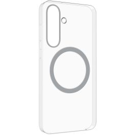 Samsung Funda Clear Magnet Case Qi2 para Galaxy S25 FE, Transparente