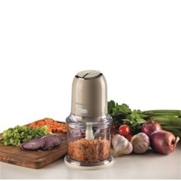 Ariete 438/03 Picadora Vintage Beige de 400W con 4 Cuchillas de Acero Inoxidable para Cocina de Estilo Retro